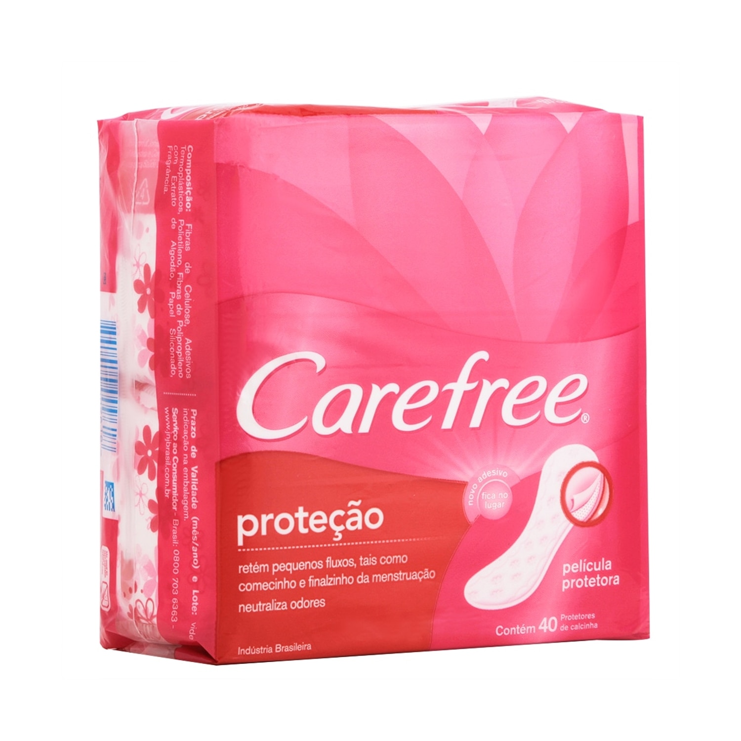 Protetor Diario Carefree Protecao Com Perfume 40 Unidades