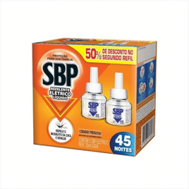 Repelente Elétrico Líquido SBP 45 Noites 50% 2ª Unidade 35ml