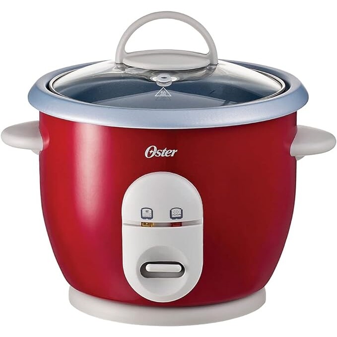 Panela Elétrica Oster de Arroz Facile 110V Vermelho 350W CKSTRC4723