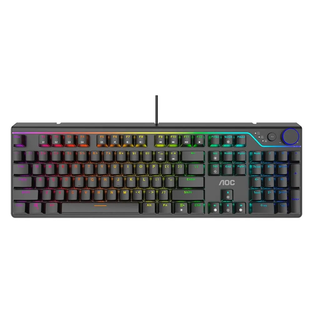 [App]Teclado Mecânico Gamer GK530, RGB, Switch Red, N-Key Rollover & 100% Anti-Ghosting, US - GK530BR/FG