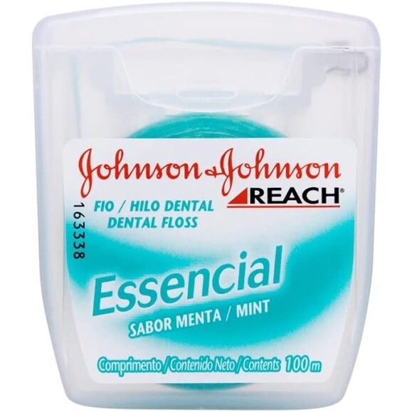 2 UnidadesFio Dental Reach Essencial 100m - Johnson's&Johnson's