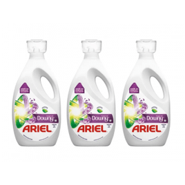 Kit Sabão Líquido Ariel Com Toque de Downy Concentrado 2L - 3 Unidades