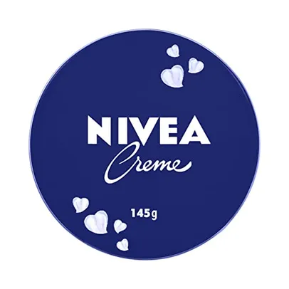 [Rec/ + por - R$11,92] NIVEA Creme Lata - Hidratação profunda para as áreas mais ressecadas como cotovelo, calcanhar, joelho, mãos e pés - 145g