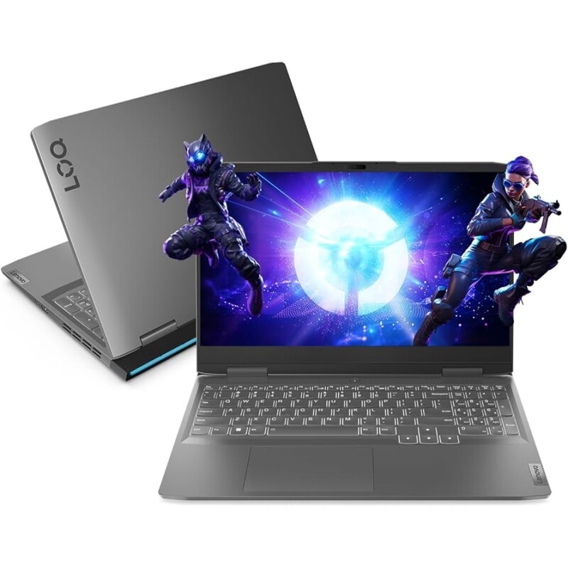 Notebook Gamer Lenovo LOQ 15.6" FHD Intel i5-12450H 16GB RAM 512GB SSD RTX 2050 W11 - 83EU0001BR