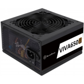 Fonte SilverStone VIVA 650 650W 80 Plus Bronze PFC Ativo - SST-VA650-B