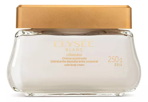 Elysée Blanc Creme Hidratante Acetinado Boticário, 250g