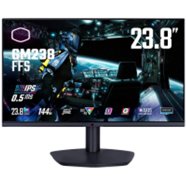 Monitor Gamer Cooler Master 23.8" FHD 144Hz 0.5ms HDMI e DisplayPort, DCI-P3 de 90% HDR - CMI-GM238-FFS-BR