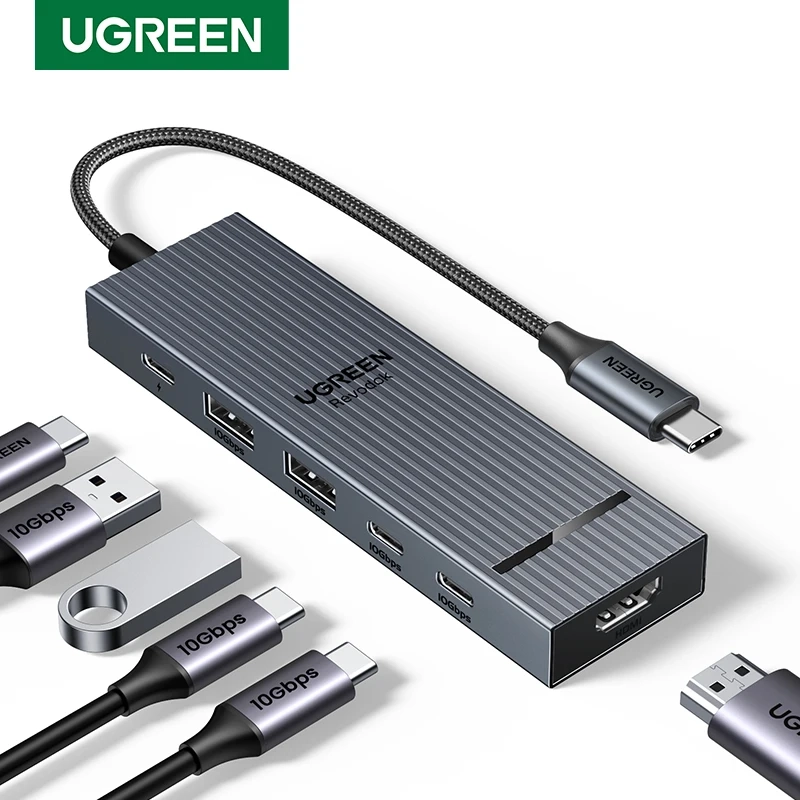 HUB UGREEN 6-in-1 USB C