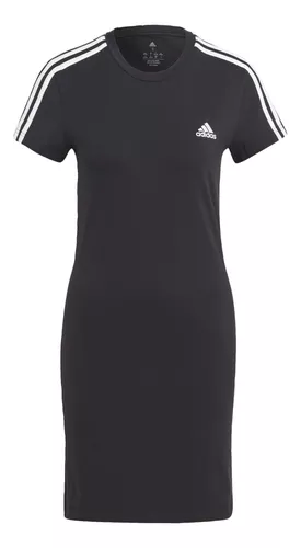 Vestido Camiseta Essentials 3-Stripes Adidas