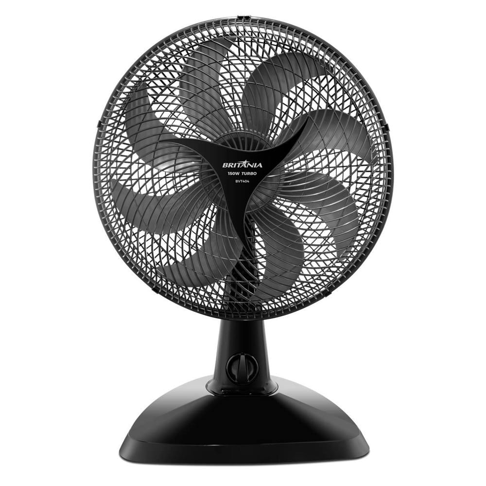 Ventilador de Mesa Britânia 8 Pás BVT404 3 Velocidades 150W - 40cm 127V