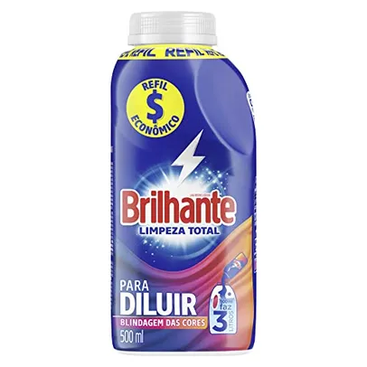 [Rec/ + por - R$18,39] Brilhante Limpeza Total - Para Diluir 500Ml Rende 3 Litros