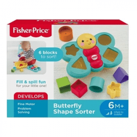 Brinquedo Fisher-Price Brinquedo para Bebês Encaixa Borboleta CDC22