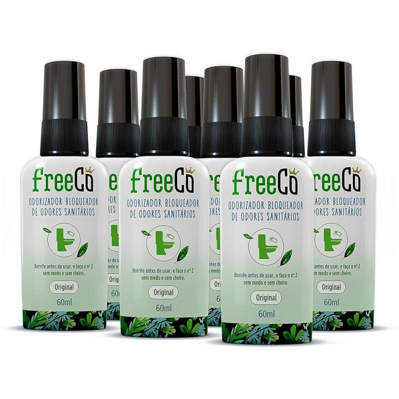 Freeco Kit 12X60Ml Freecô Bloqueador De Odores Sanitários