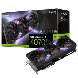 Placa de Vídeo PNY NVIDIA GeForce RTX 4070 Ti XLR8 Gaming Verto TF OC 12GB GDDR6X DLSS 3 Ray Tracing - VCG4070T12TFXXPB1-O