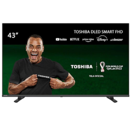 Smart TV 43" FHD LED TB017M Toshiba 43V35L com WiFi Dolby Audio e Espelhamento de Tela