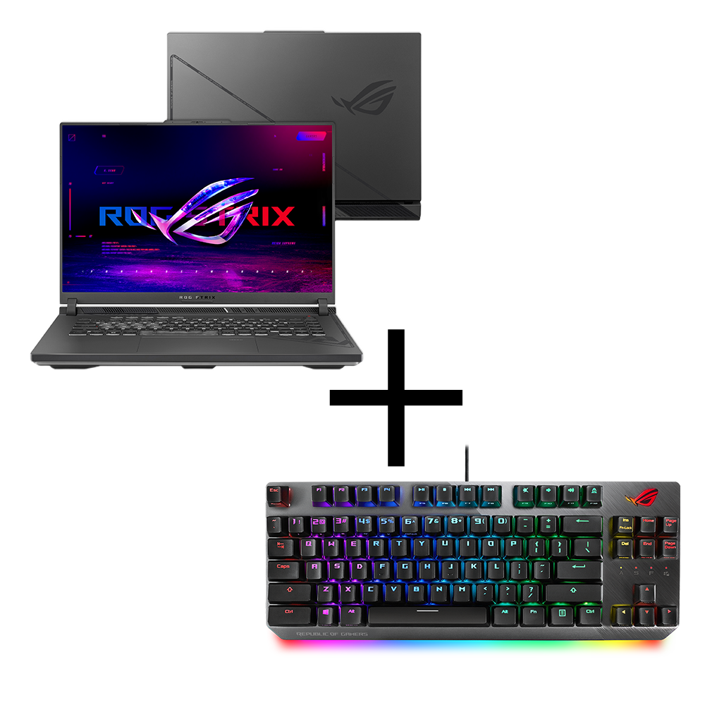 Notebook Gamer ROG Strix G16 G614JU-N3367 Eclipse Gray + Acessório ASUS Teclado ROG Strix Scope