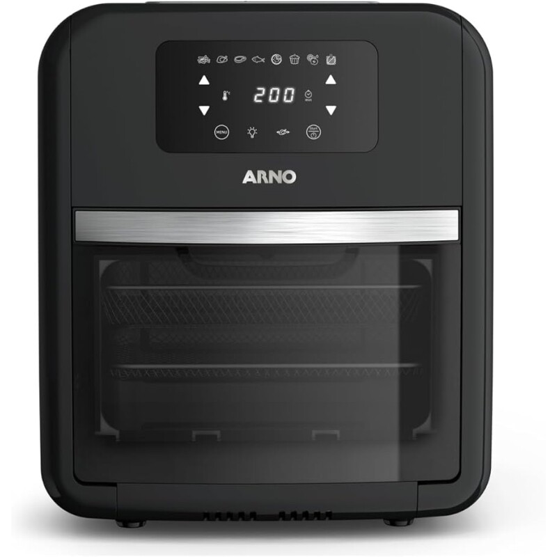 Air Fryer Oven e Grill Arno Expert 9 em 1 Digital 11L Preta UFE9 127V