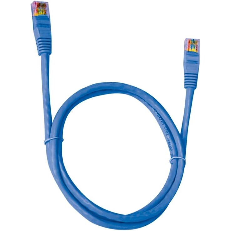 Cabo de Rede Pluscable Cat.6 5M Azul Patch Cord - Pc-Eth6U50Bl