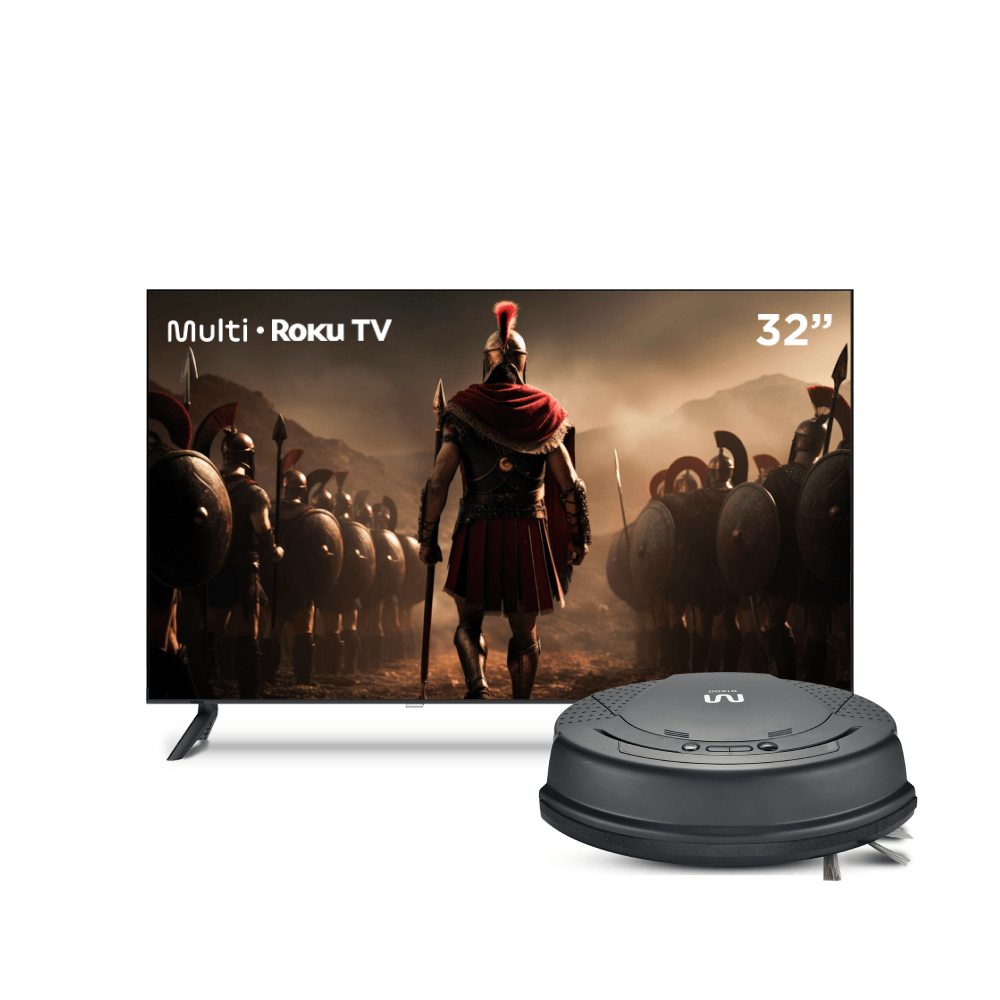 [Ame R$864] Multi Roku TV 32 HD + Robô Aspirador Eclipse 3 em 1