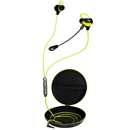 WAAW by ALOK Fone de Ouvido Gamer ENERGY 10EWG com Fio, Intra-Auricular, Microfone Extra Destacável, Case de Transporte