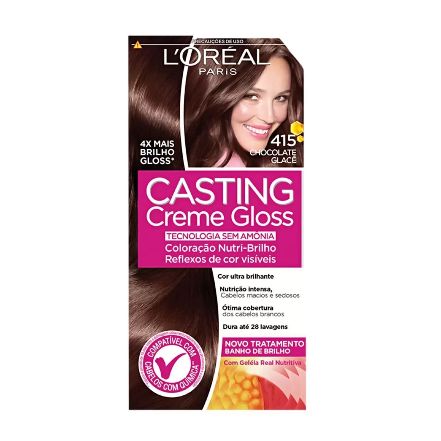 Tintura Casting Creme Gloss 415 Chocolate Glace