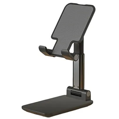 Suporte de Mesa para Celular Ajustável Articulado Tablet Smartphone (Preto)