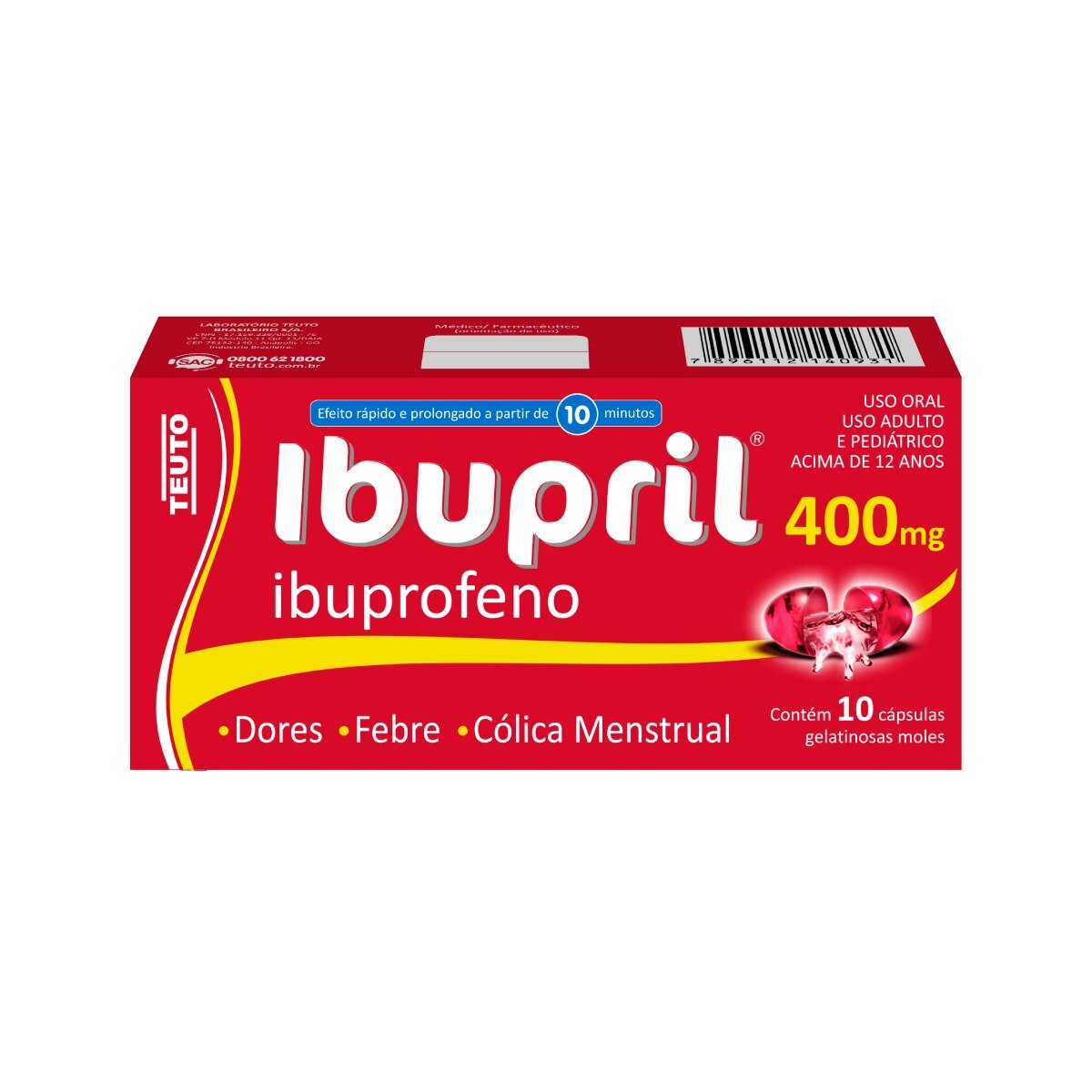 Ibupril 400mg 10 Capsulas