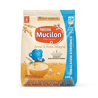 (REC)Mucilon Cereal Infantil Arroz E Aveia 600G