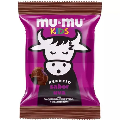 Chocolate MUMU Kids Sabor Uva 15,6g - Neugebauer