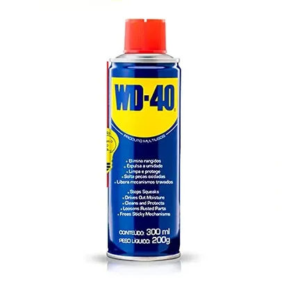 [R$ 41,56 +por-] Wd40 Spray Produto Multiusos 300 ml, Âmbar