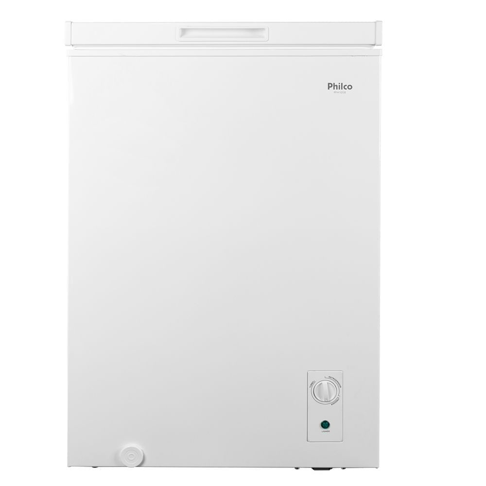 Freezer Horizontal Philco Pfh105b 99 Litros 1 Porta 2 Em 1 Branco