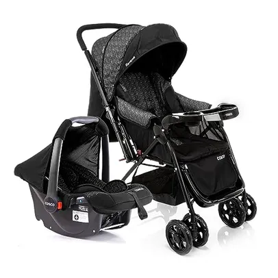 Cosco Kids, Travel System Reverse, Preto Rajado