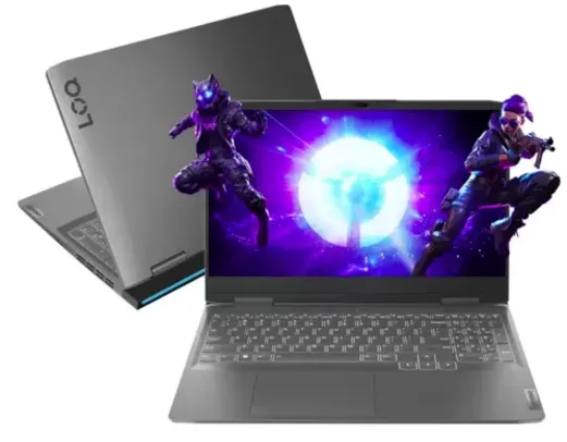 Notebook Gamer Lenovo LOQ Intel Core i5-12450H 16GB 512GB SSD RTX 3050 15.6" FHD W11 83EU0003BR