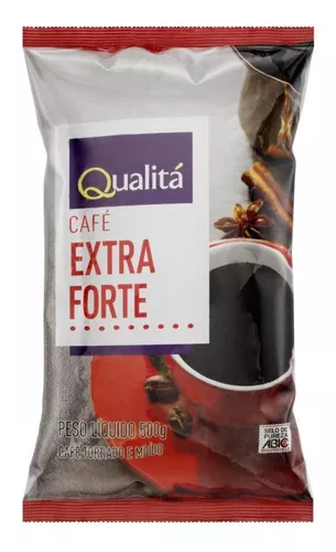 Café Torrado E Moído Extra Forte Qualitá Pacote 500g