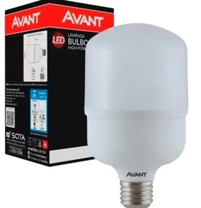 Lâmpada LED Avant | 20W, Branca, E27, 6,5K, Normatizada, Bivolt