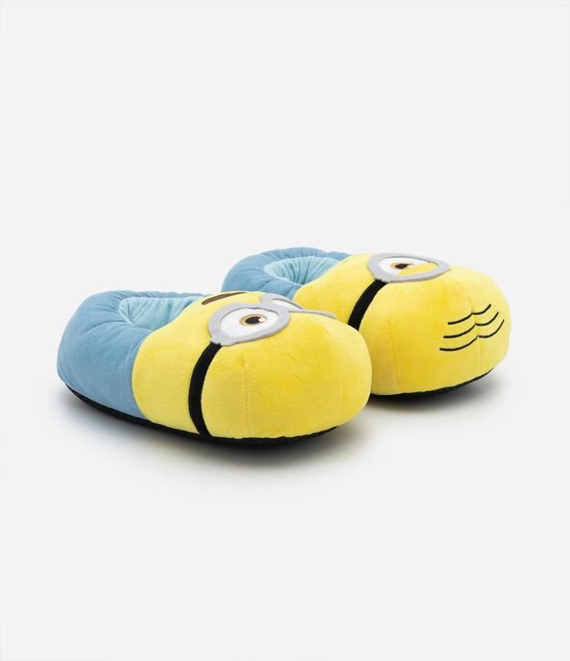 Pantufa Fechada com Bordado Carinha de Minions