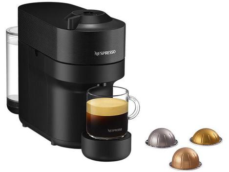 Cafeteira Nespresso Vertuo Pop Preta + R$ 200 DE CRÉDITO EM CÁPSULAS