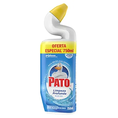 [REC + POR -) Pato Limpador Sanitário, Marine, Limpeza Pesada, Banheiro e Vaso Sanitário, Pacote Promocional, 750ml