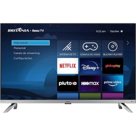 Smart TV Britânia 32” BTV32G7PR2CSGBLH LED Dolby Áudio