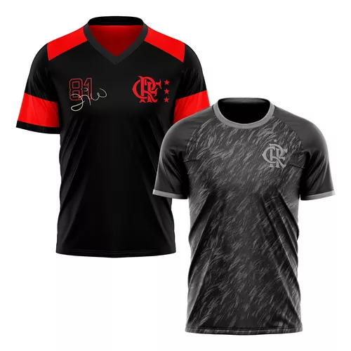 Kit 2 Camisetas Flamengo Comemorativas Zico + Atlas Original e Licenciada