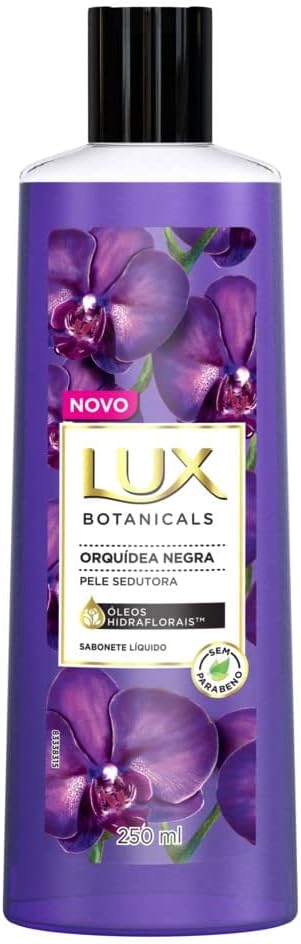 Sabonete Lux Botanicals Orquídea Negra Líquido 250ml