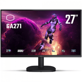 Monitor Gamer Cooler Master GA271 27'' QHD 1ms 100Hz HDR FreeSync - CMI-GA271-BR