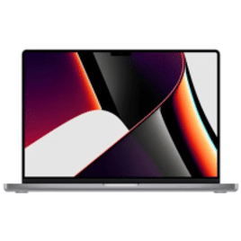 MacBook Pro 16" Processador M1 Pro da Apple com CPU 10‑core e GPU 16‑core, 16GB RAM, 1TB SSD - Cinza Espacial