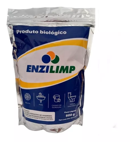 Limpa Fossa E Caixa Gordura Enzilimp - 500g