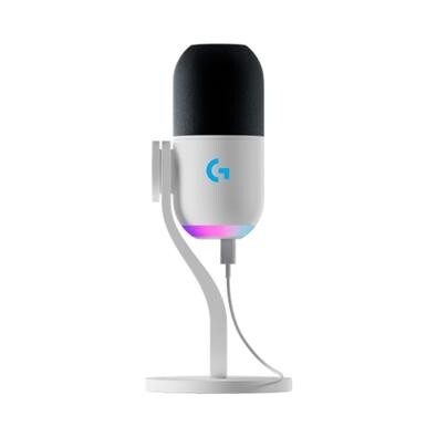 Microfone Condensador Gamer Logitech G Yeti GX com RGB LIGHTSYNC USB Plug and Play para Gravação de Conteúdo e Stream