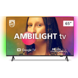 Smart TV Philips 65" Ambilight LED 4K UHD Google TV 65PUG7908/78