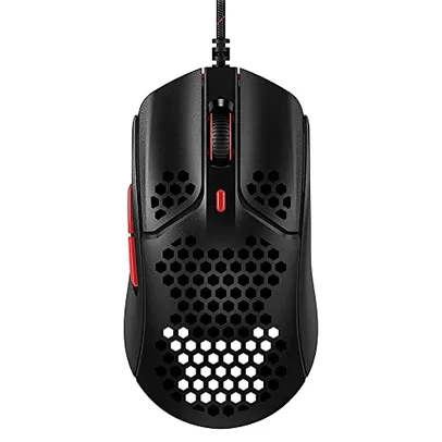 HyperX Pulsefire Haste – Mouse Gamer – Ultraleve, 59 g, Honeycomb Shell, Hex Design, Hyperflex Cabo USB, Até 16000 DPI, 6 botões programáveis