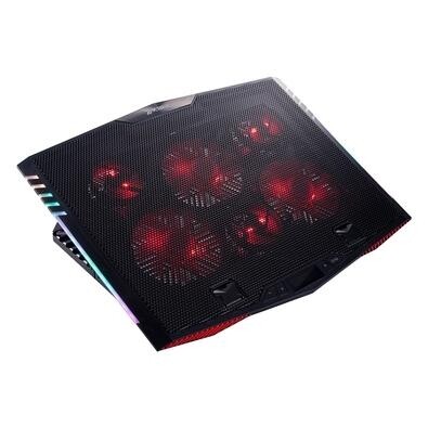 Suporte Gamer para Notebook KBM! GAMING BG500 até 21" 6 Fans RGB - KGBG500PT