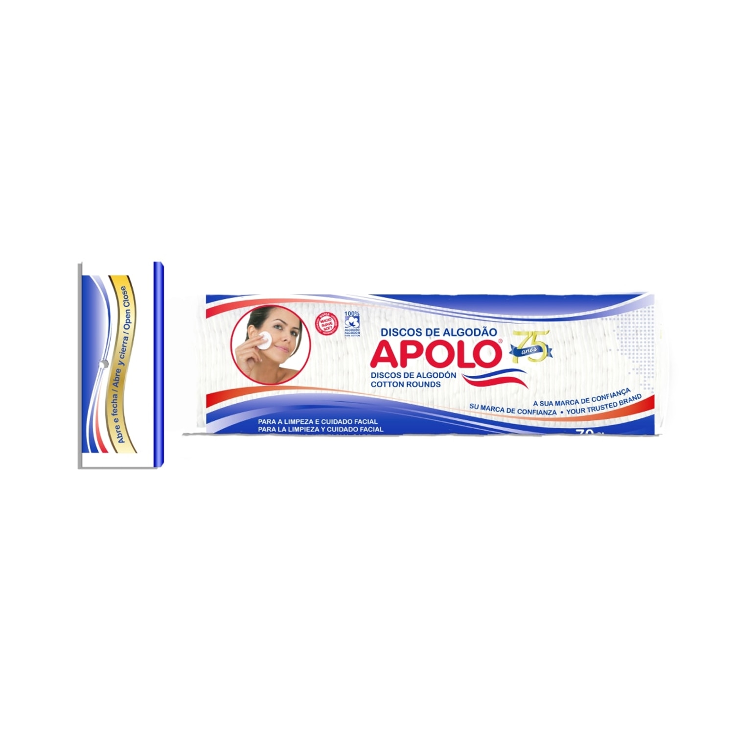 Algodao Apolo Discos Ziplock 70g
