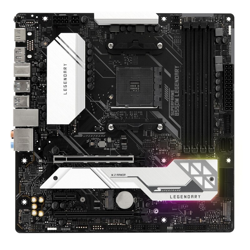 Placa Mãe SuperFrame B550M Legendary Series Chipset B550 AMD AM4 mATX DDR4 SF-B550-LS